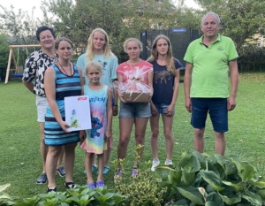 Sehr nette Familie wurde für 5 Jahre Urlaubstreue geehrt